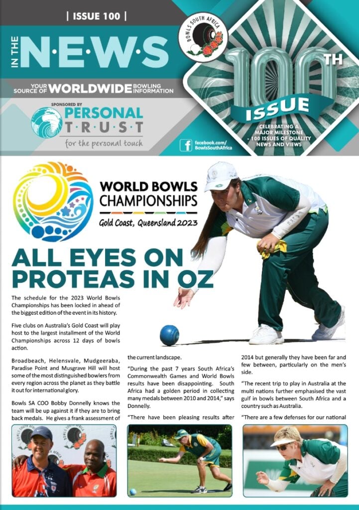 Cover of Bowls SA #100