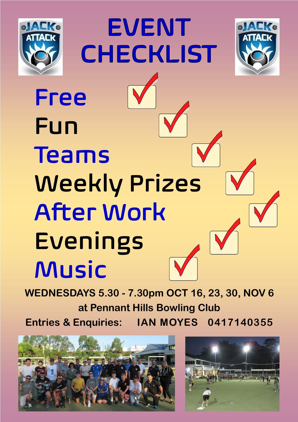 Jack Attack Spring Series flyer