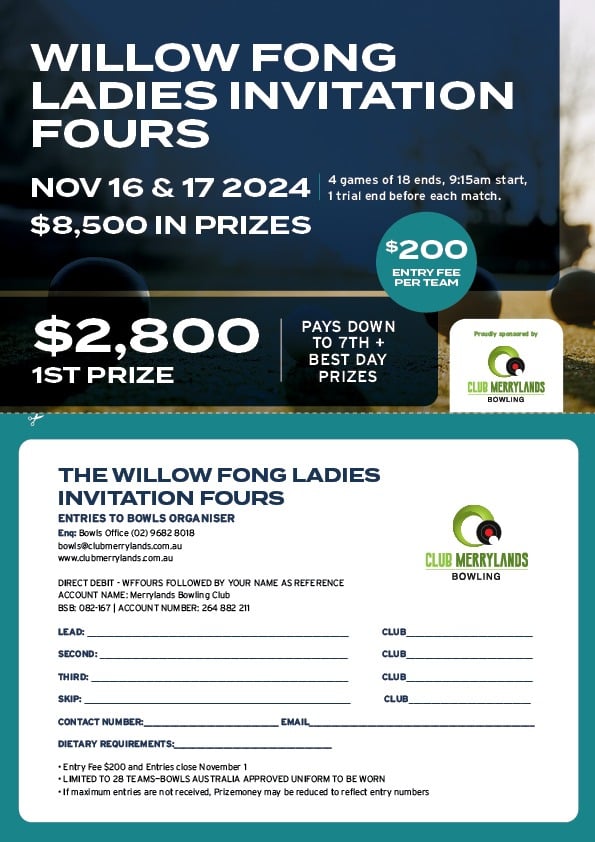 Willow Fong Ladies Invitational Pairs