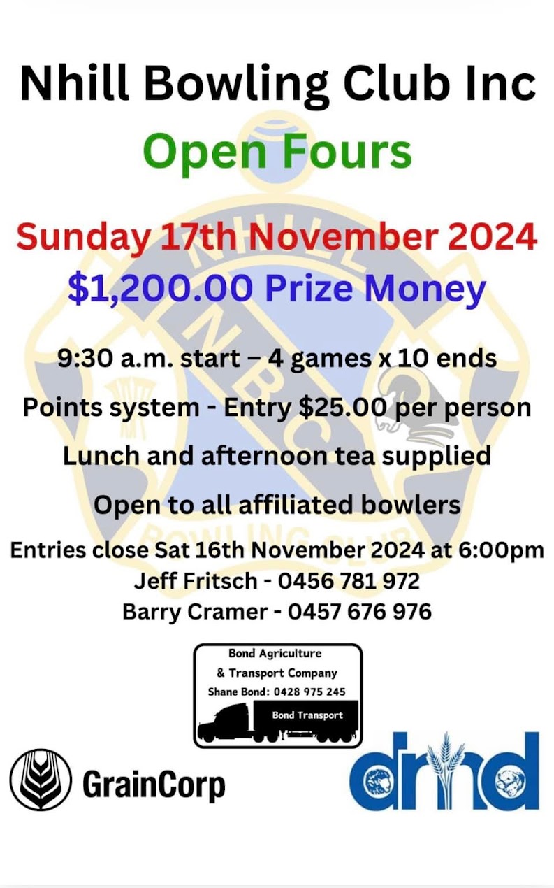 Open Fours flyer