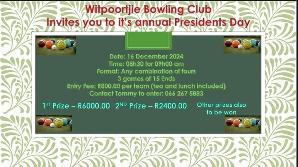 Annual Presidents Day flyer