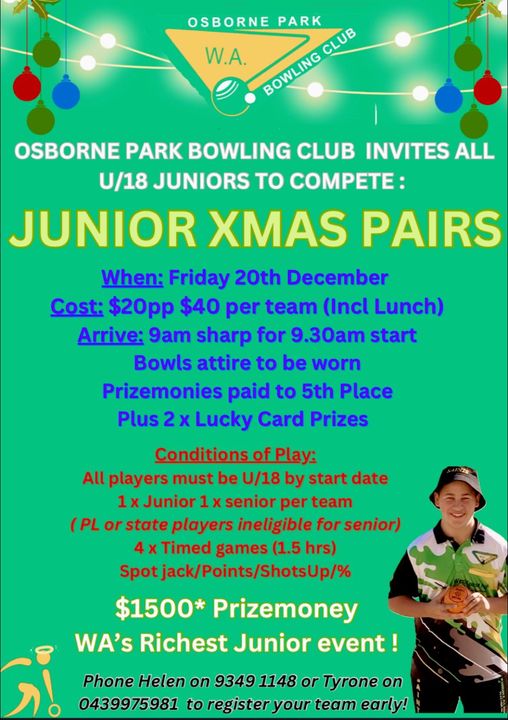 Junior Xmas Pairs