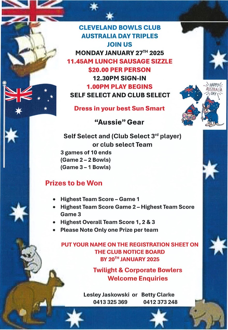 Australia Day Triples