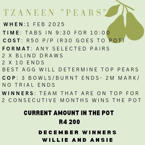 Tzaneen Pears flyer
