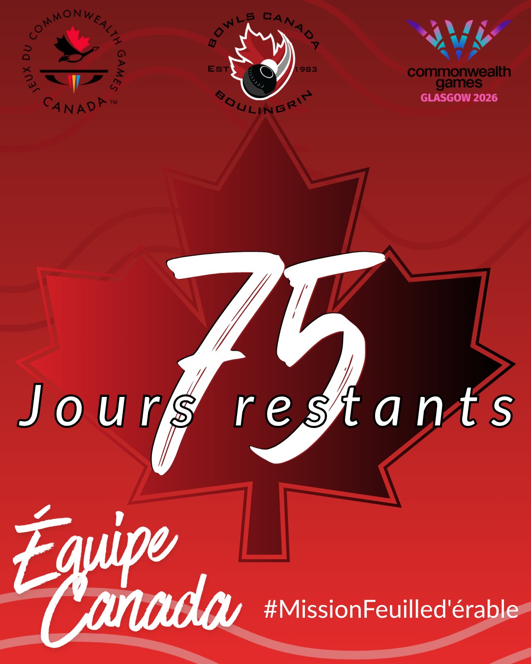 The Countdown Is Officially On!!! 75 Days From Today, Team Canada Takes To The ... The Countdown Is Officially On!!! 75 Days From Today, Team Canada Takes To The ...