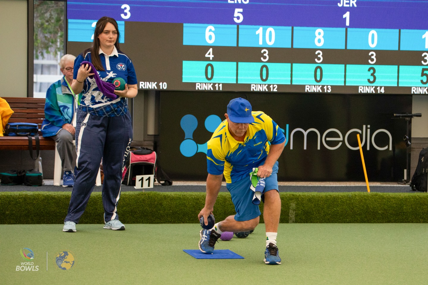 Some Action Shots From Day One At The 2026 World Bowls Indoor Championship... Some Action Shots From Day One At The 2026 World Bowls Indoor Championship...