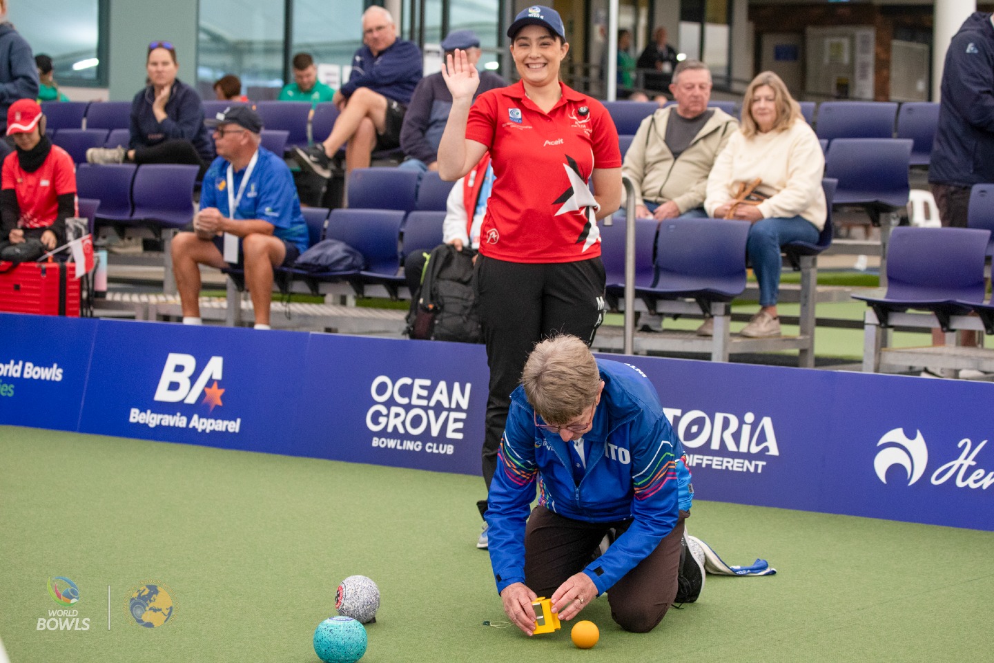 Some Action Shots From Day One At The 2026 World Bowls Indoor Championship... Some Action Shots From Day One At The 2026 World Bowls Indoor Championship...