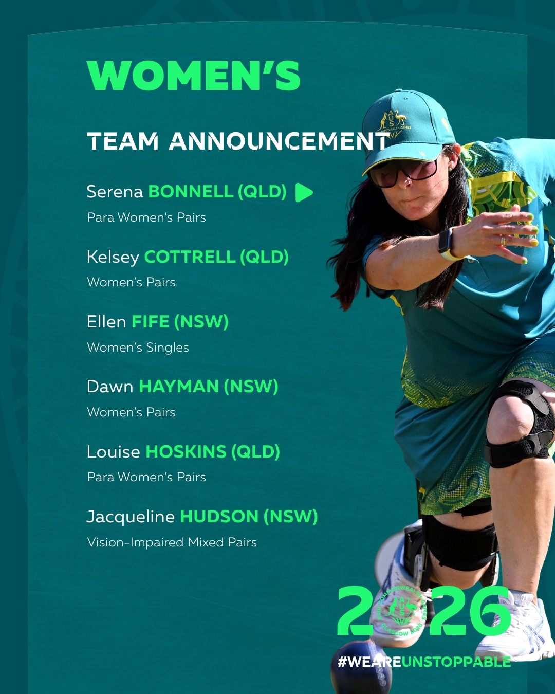 A Powerhouse Bowls Team Is Ready To Roll For #glasgow2026, With The 12-Strong G...
