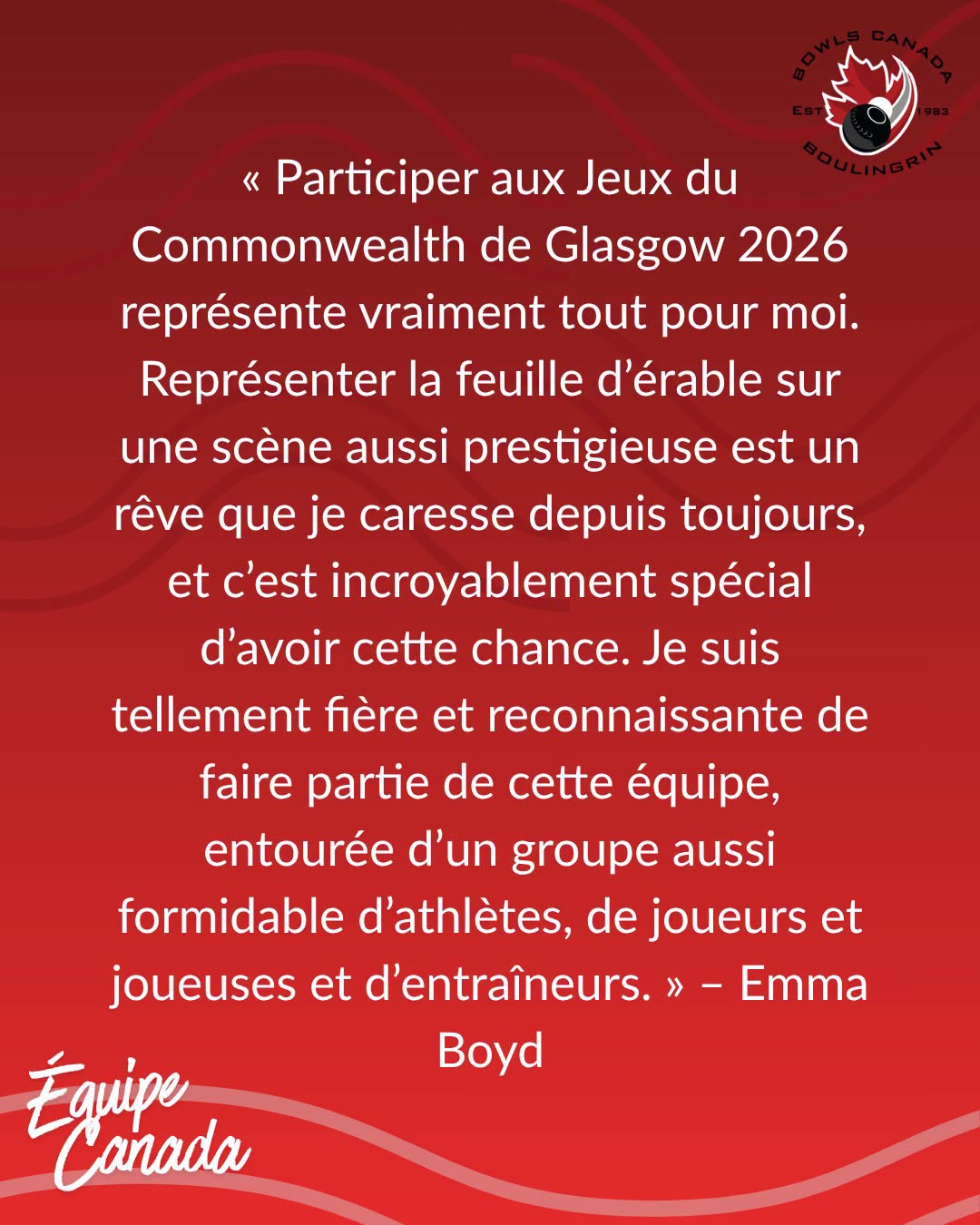 Meet Team Canada Athlete Emma Boyd As She Gets Ready To Live Out A Lifelong Drea... Meet Team Canada Athlete Emma Boyd As She Gets Ready To Live Out A Lifelong Drea...