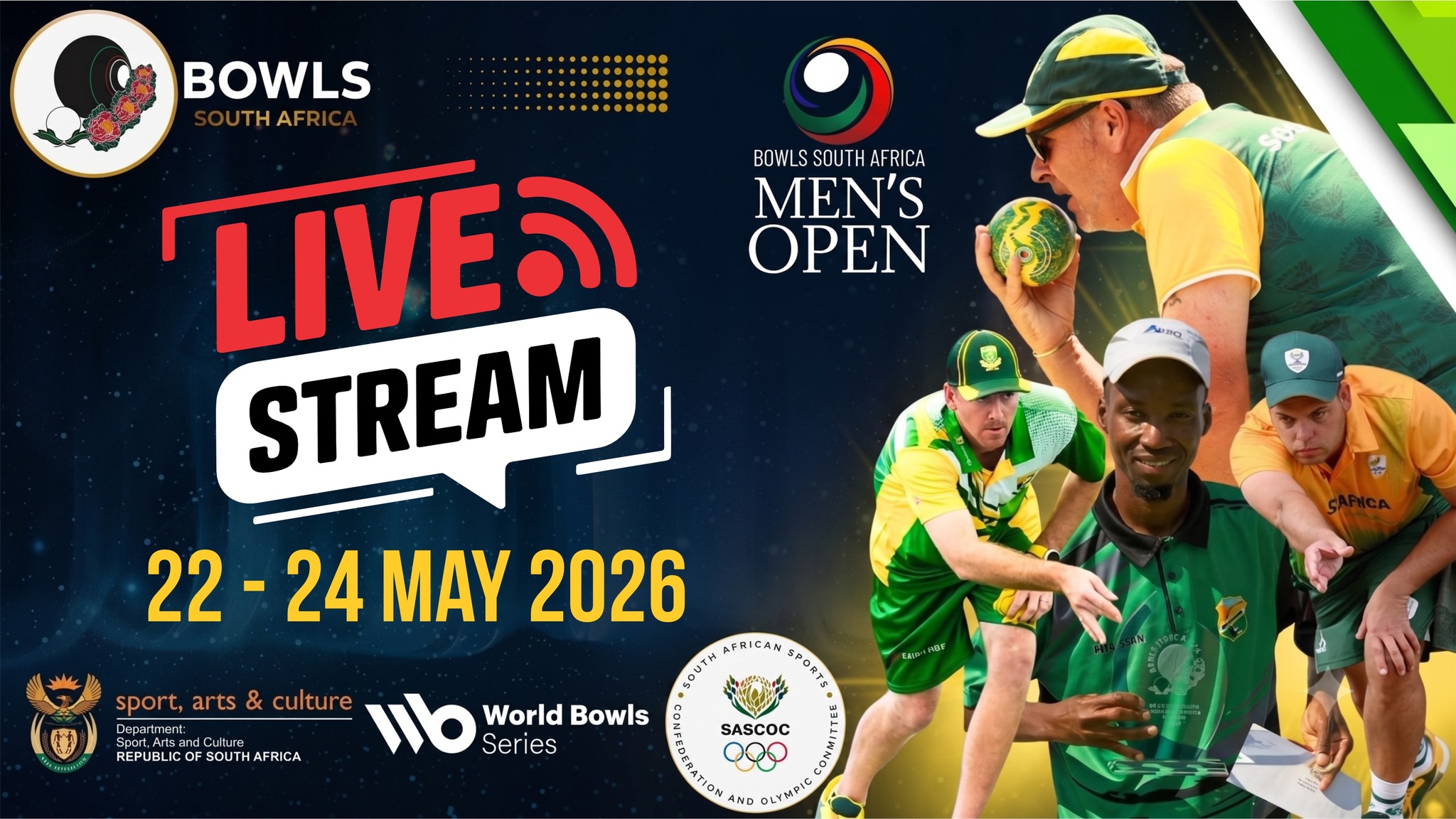 As We Start Getting To The Tail End Of The Bowls Sa Men's Open 2026, Streaming W...