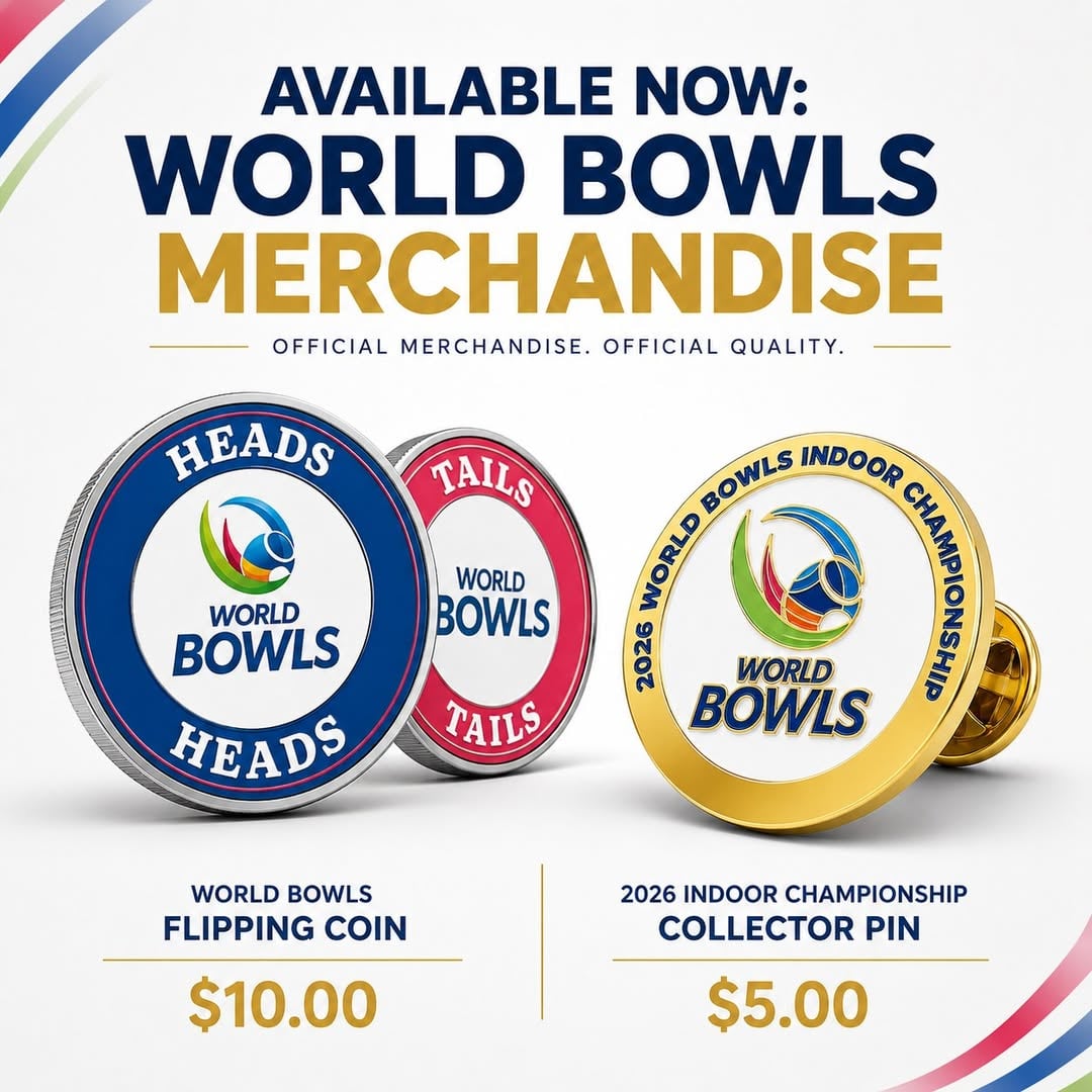Available Now: Official World Bowls Merchandise...