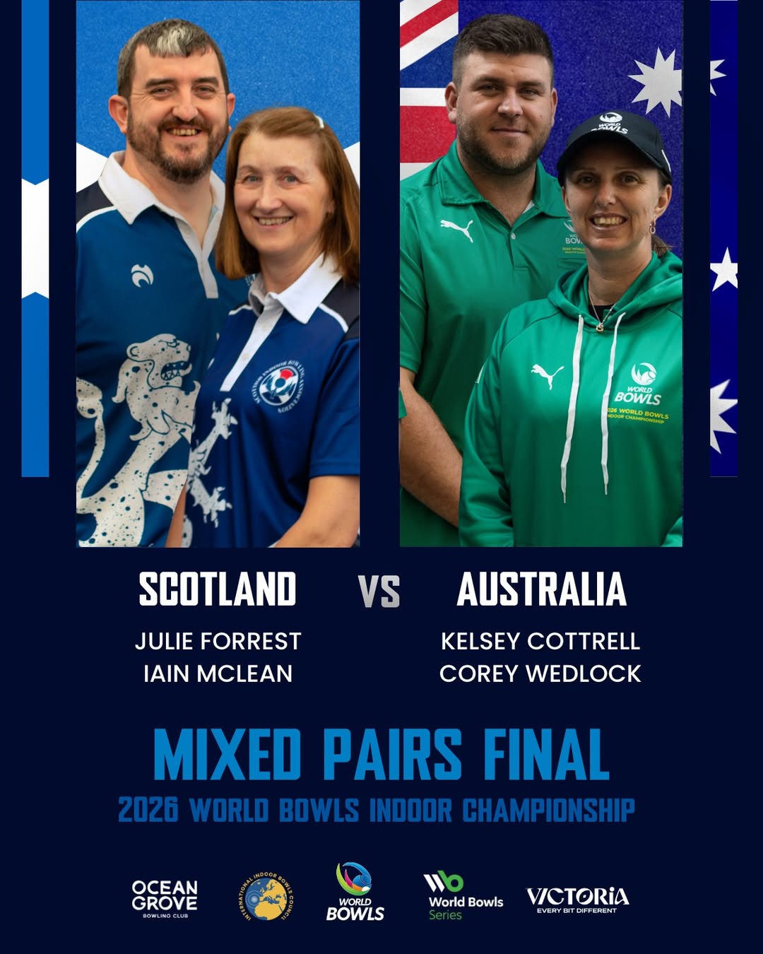 Scotland And Australia To Meet In Mixed Pairs Final...