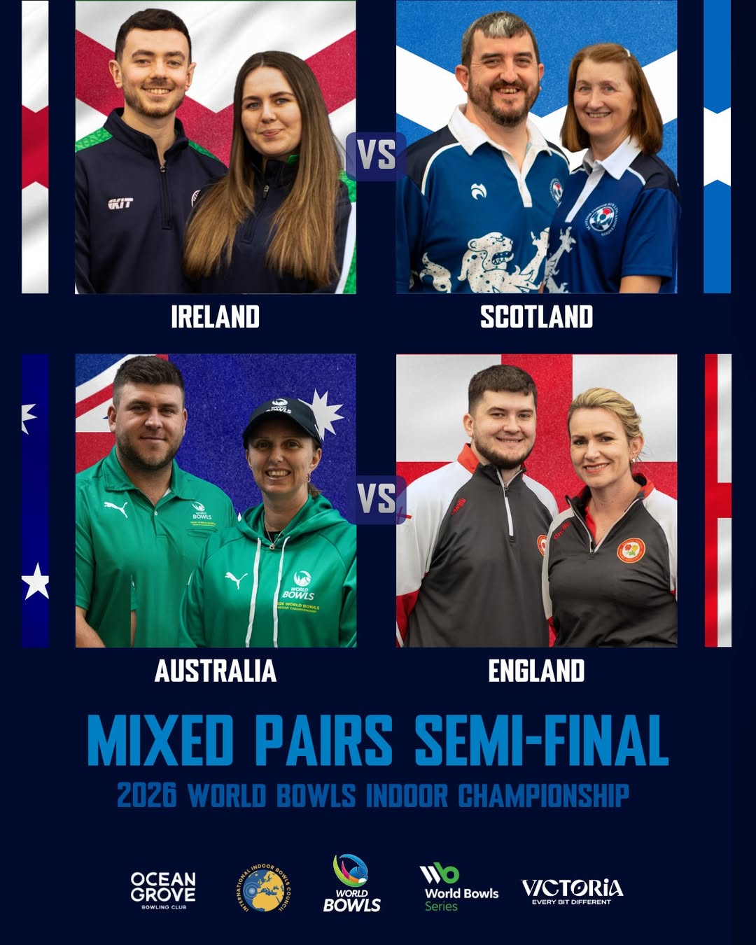 The Mixed Pairs Semi Finals Are Set...