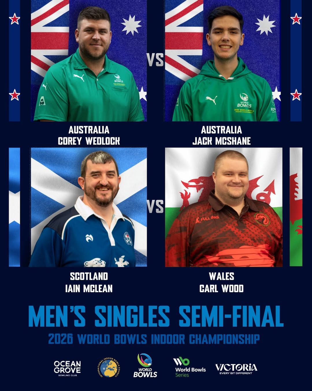 The Men’s Singles Semifinals Are Locked In For Tomorrow!...