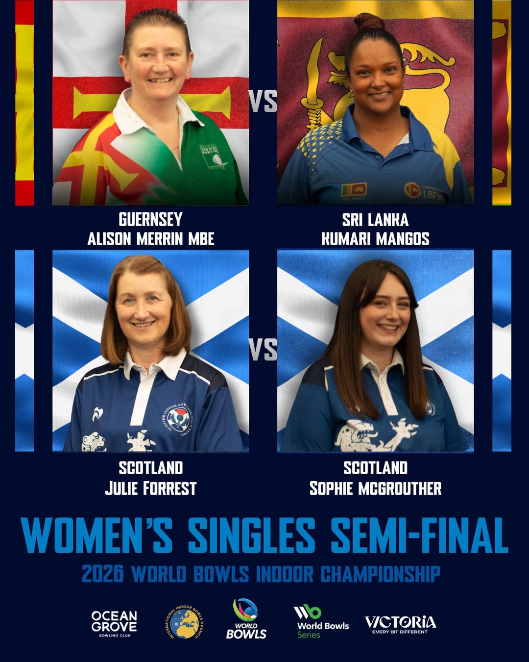 The Women’s Singles Semifinals Are Locked In For Tomorrow At Ocean Grove!...