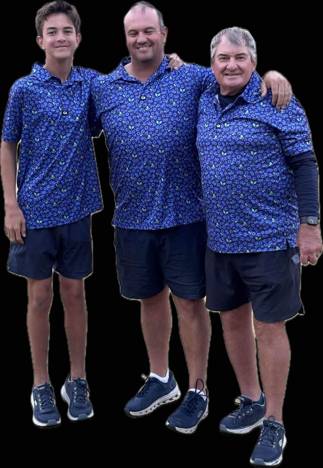 Three Generations, One Passion, One Unforgettable Journey On The Greens. 

At 76...