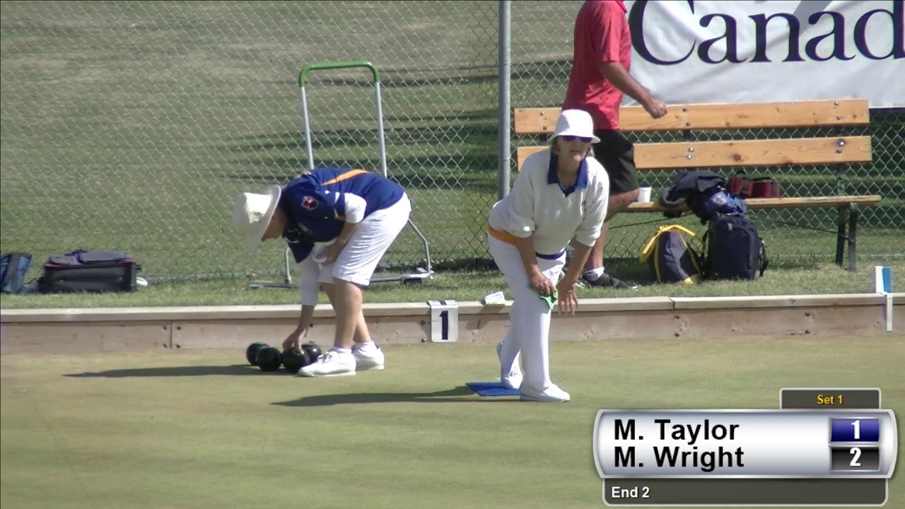 2017 Outdoor Singles - Women's Semi Finals: Wright (Bc) Vs Taylor (Bc)