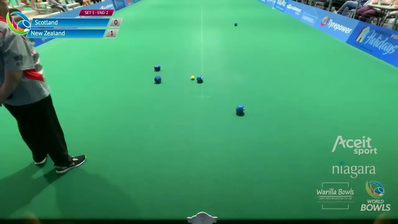 2023 World Bowls Indoor Championships Women’s Singles Final Julie Forrest Sco V Katelyn Inch Nz