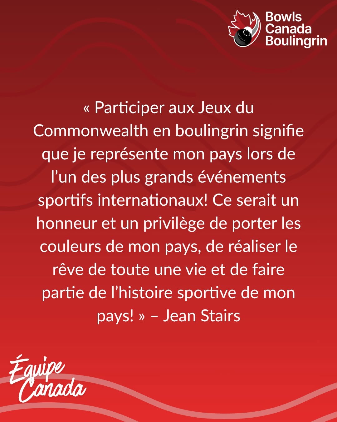 Meet Team Canada Commonwealth Games Athlete Jean Stairs!
From Moncton, New Brun... Meet Team Canada Commonwealth Games Athlete Jean Stairs!
From Moncton, New Brun...