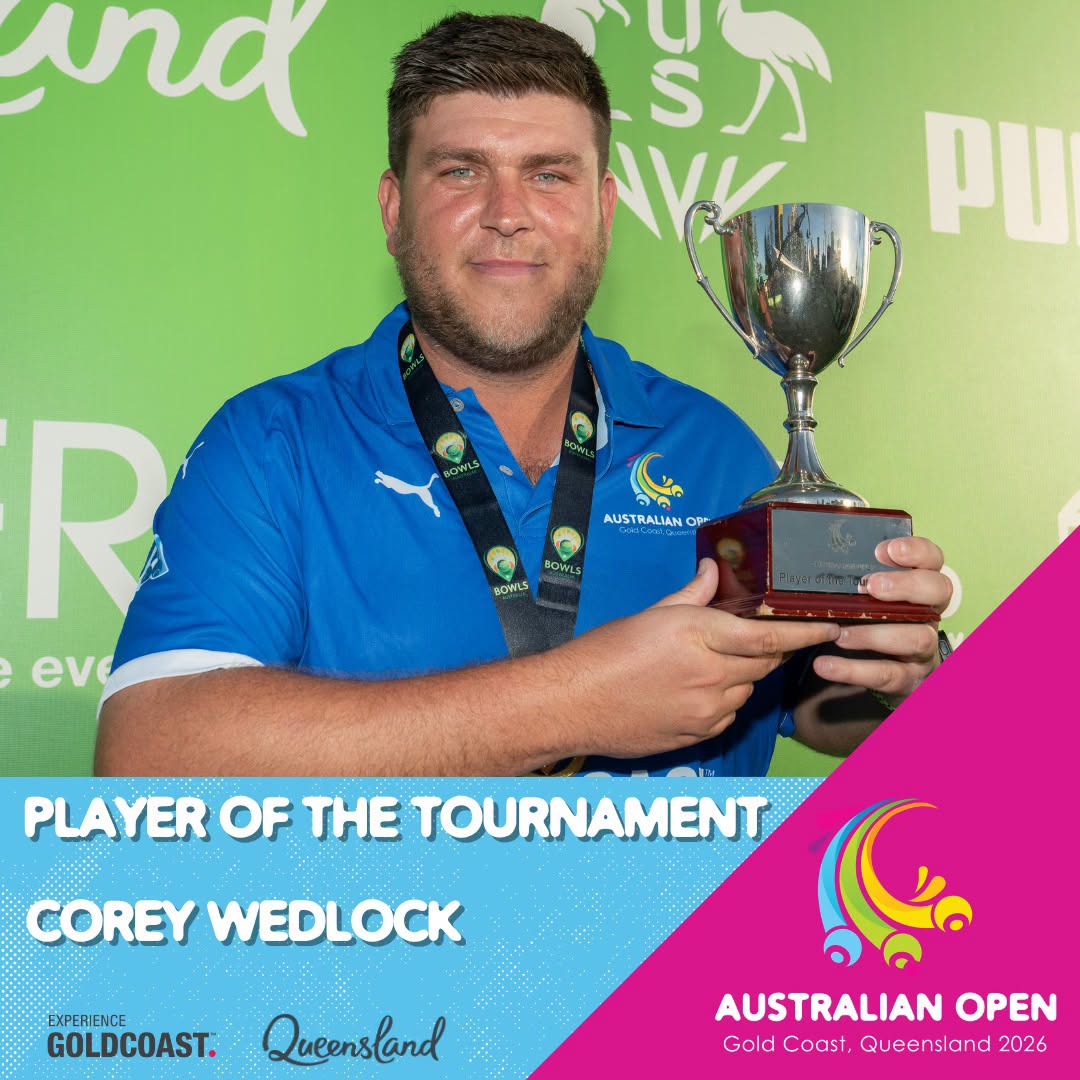 Congratulations To 𝗖𝗼𝗿𝗲𝘆 𝗪𝗲𝗱𝗹𝗼𝗰𝗸 For Being Named The 𝟮𝟬𝟮𝟲 𝗔𝘂𝘀𝘁𝗿𝗮𝗹𝗶𝗮𝗻 𝗢𝗽𝗲𝗻 𝗣𝗹𝗮𝘆𝗲...