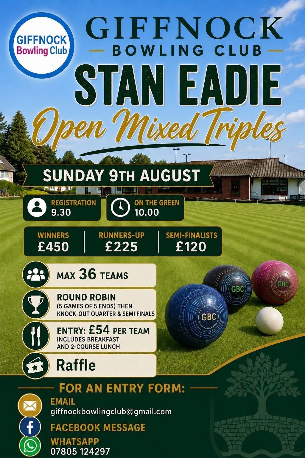 Stan Eadie Open Mixed Triples flyer