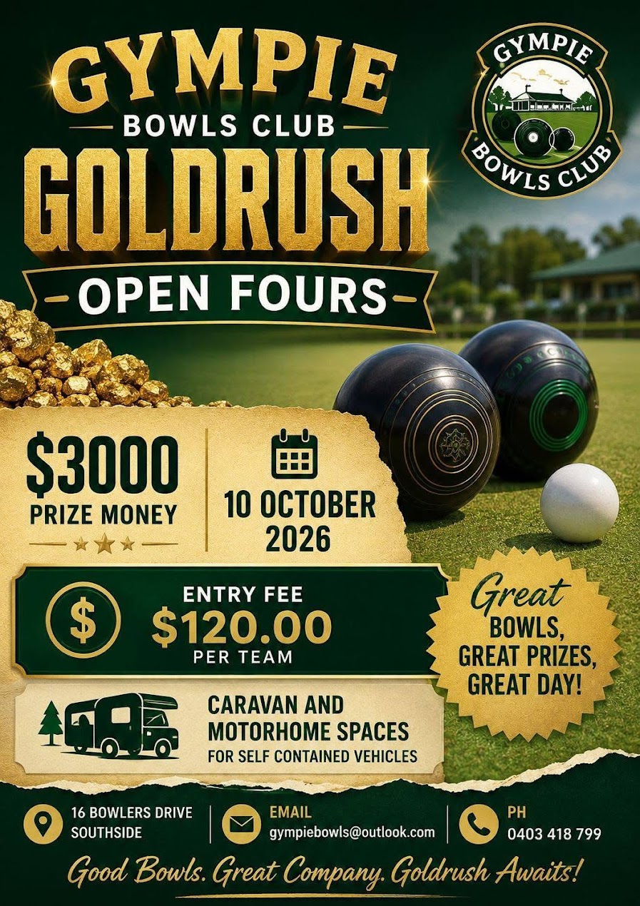 Gympie Goldrush Open Fours