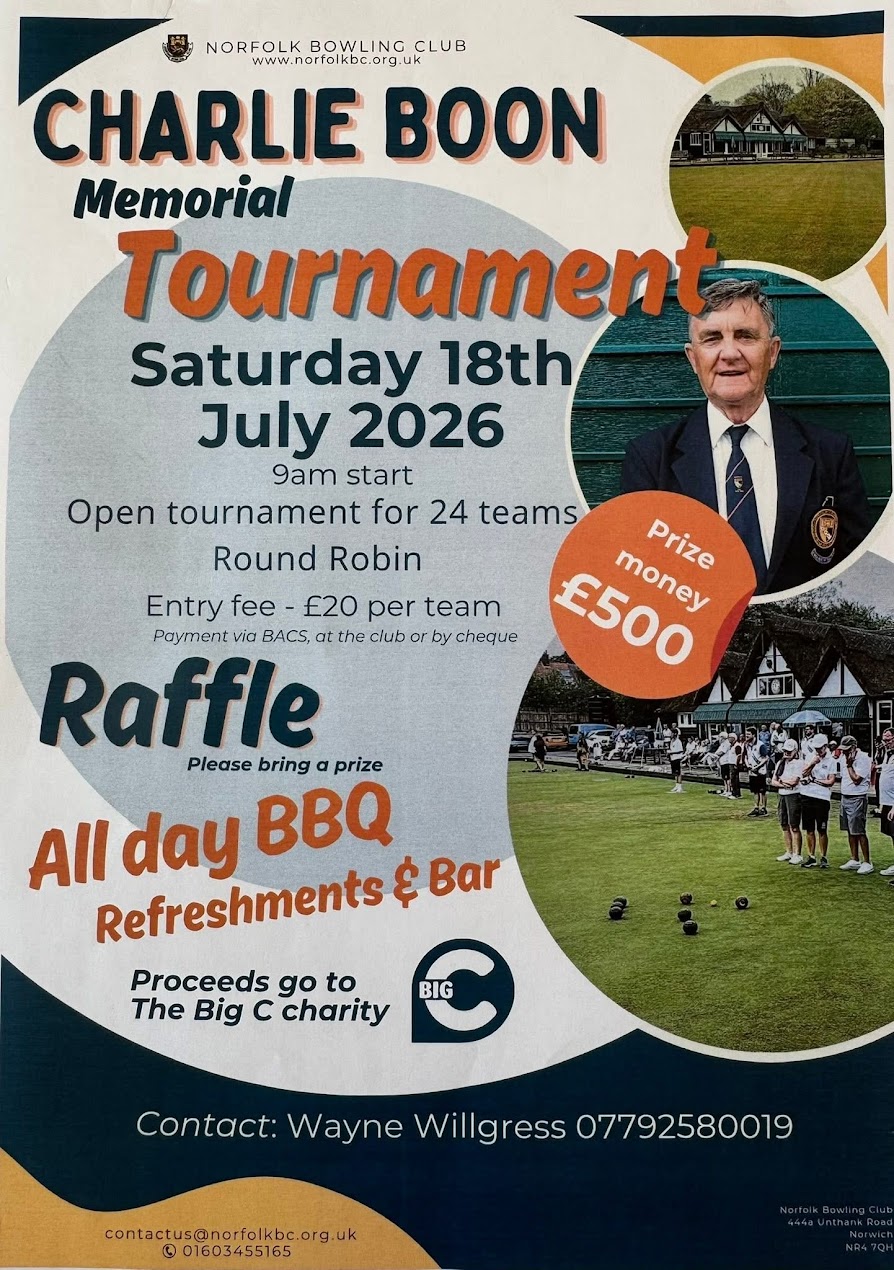 Charlie Boon Memorial Tournament flyer