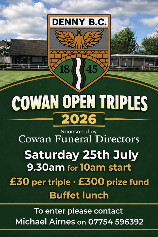 Cowan Open Triples 2026 flyer