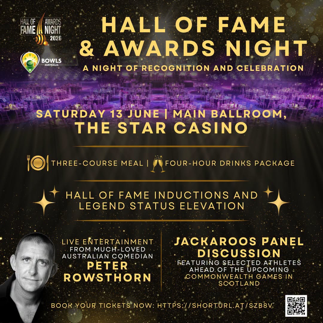 Make Sure To Get Your Ticket To 𝐁𝐨𝐰𝐥𝐬 𝐀𝐮𝐬𝐭𝐫𝐚𝐥𝐢𝐚'𝐬 𝐇𝐚𝐥𝐥 𝐨𝐟 𝐅𝐚𝐦𝐞 𝐚𝐧𝐝 𝐀𝐰𝐚𝐫𝐝𝐬 𝐍𝐢𝐠𝐡𝐭...