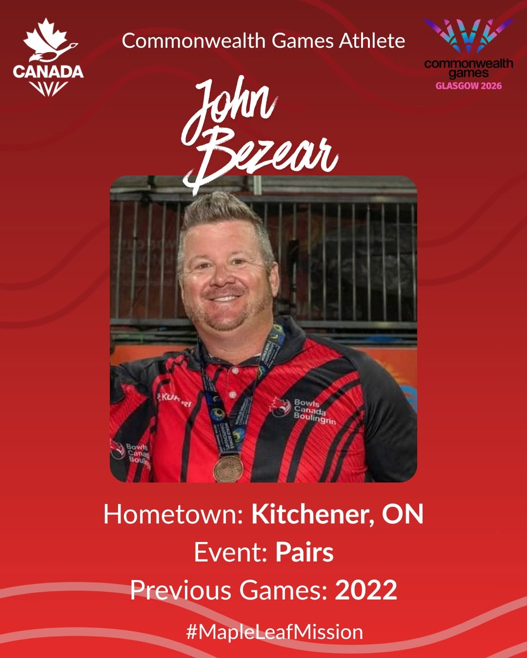 Meet Team Canada Commonwealth Games Athlete John Bezear As He Prepares To Repres...