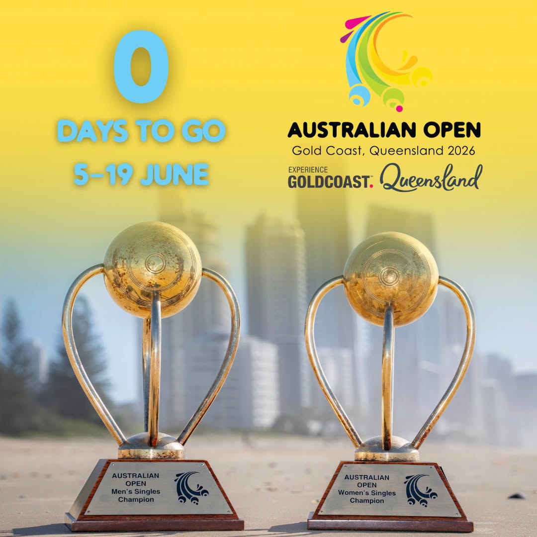 The 𝟐𝟎𝟐𝟔 𝐀𝐮𝐬𝐭𝐫𝐚𝐥𝐢𝐚𝐧 𝐎𝐩𝐞𝐧 Starts Today! 

Tune In To Bowls Australia's Youtube Ch...