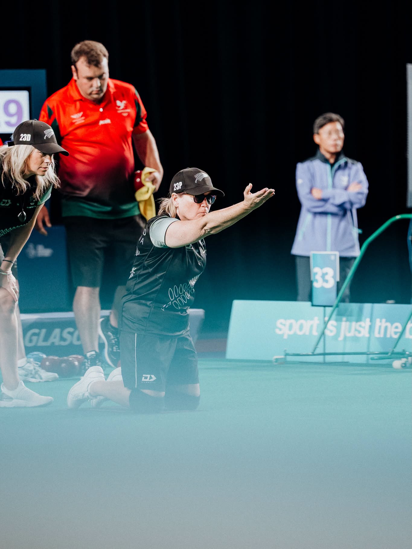 The Para Bowls B2/b3 Mixed Pair Have Won Their Match Against Wales In A Tie Brea...