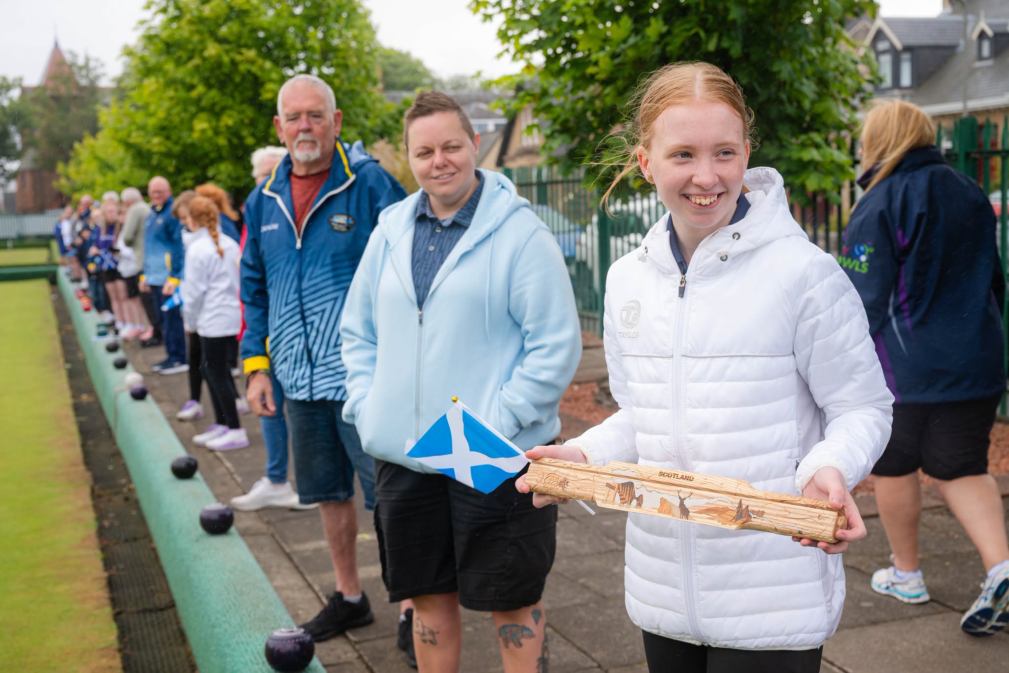 A Brilliant Morning At Grangemouth Bowling Club Yesterday As The King’s Baton Re... A Brilliant Morning At Grangemouth Bowling Club Yesterday As The King’s Baton Re...