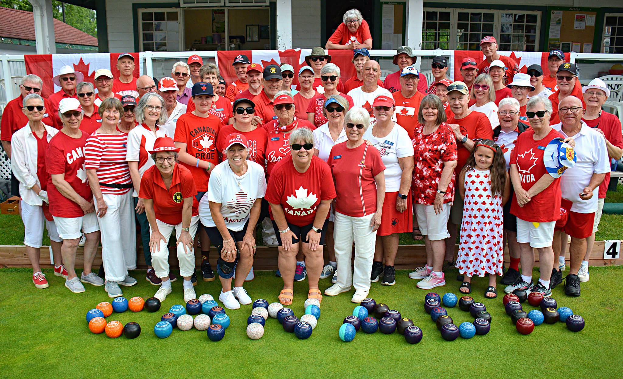 Just A Few Of The Many Clubs Across The Country Celebrating Canada Day On The Gr...