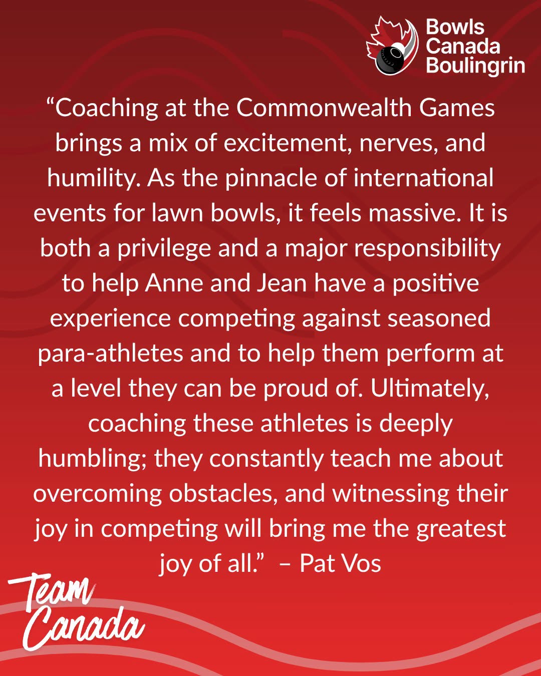Meet Commonwealth Games Para Coach Pat Vos As She Prepares To Support Team Canad... Meet Commonwealth Games Para Coach Pat Vos As She Prepares To Support Team Canad...