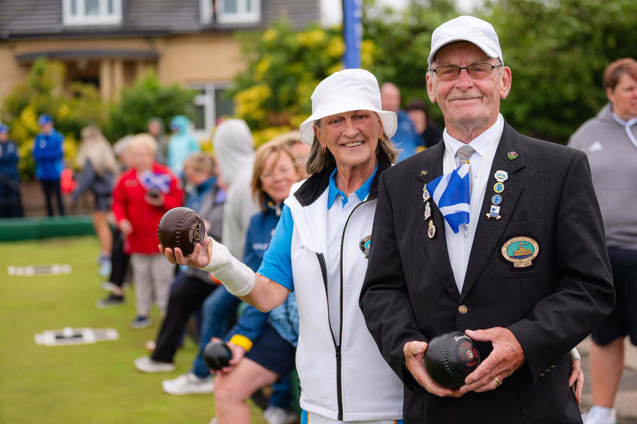 A Brilliant Morning At Grangemouth Bowling Club Yesterday As The King’s Baton Re... A Brilliant Morning At Grangemouth Bowling Club Yesterday As The King’s Baton Re...