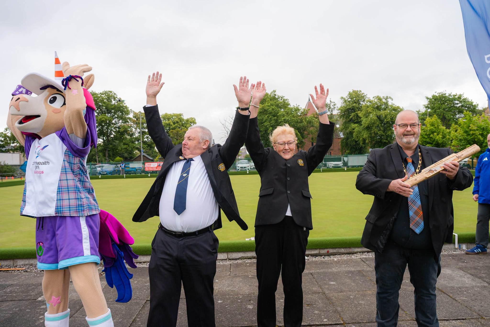 A Brilliant Morning At Grangemouth Bowling Club Yesterday As The King’s Baton Re... A Brilliant Morning At Grangemouth Bowling Club Yesterday As The King’s Baton Re...
