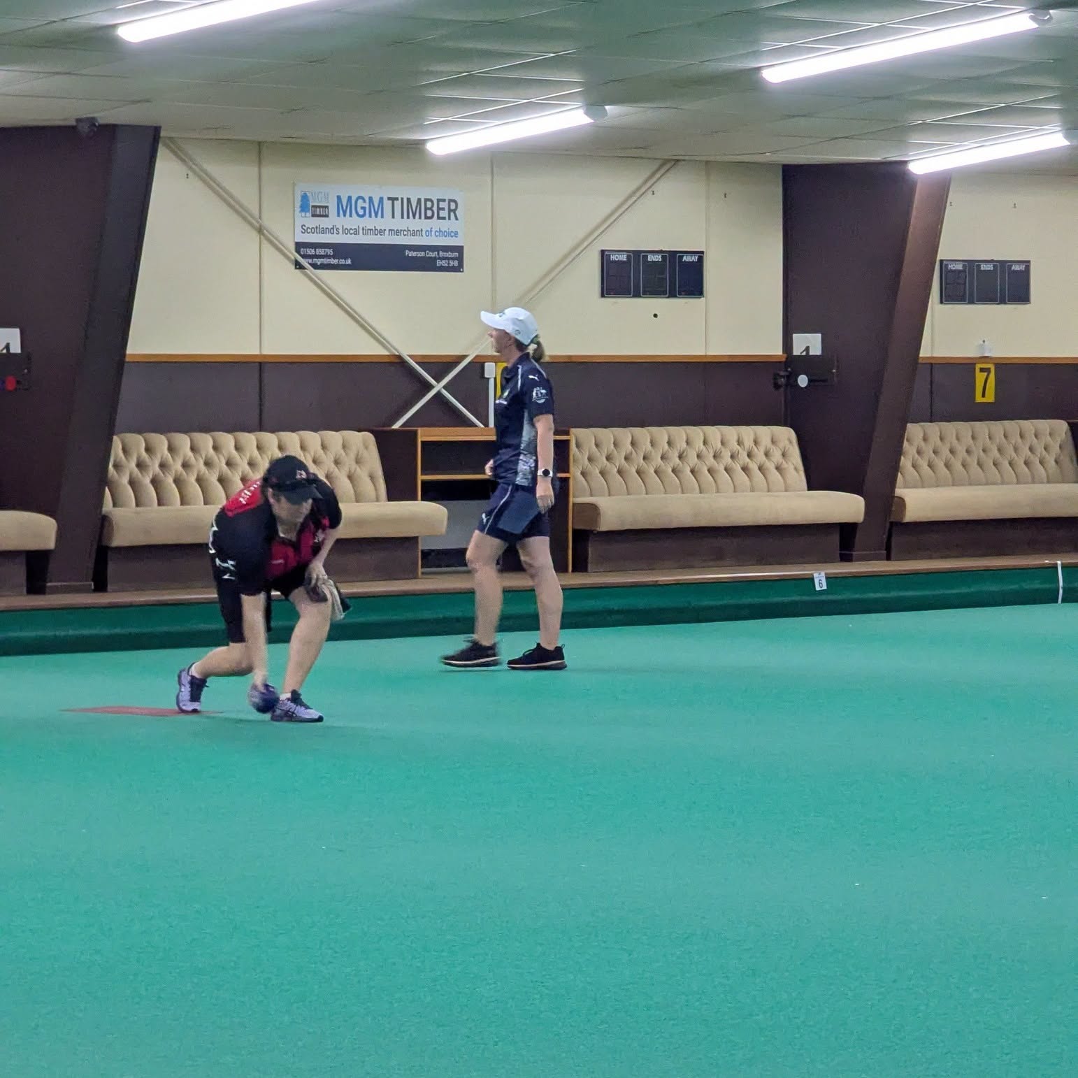 Team Canada Has Arrived In Glasgow And Wasted No Time Getting On The Green, Faci... Team Canada Has Arrived In Glasgow And Wasted No Time Getting On The Green, Faci...