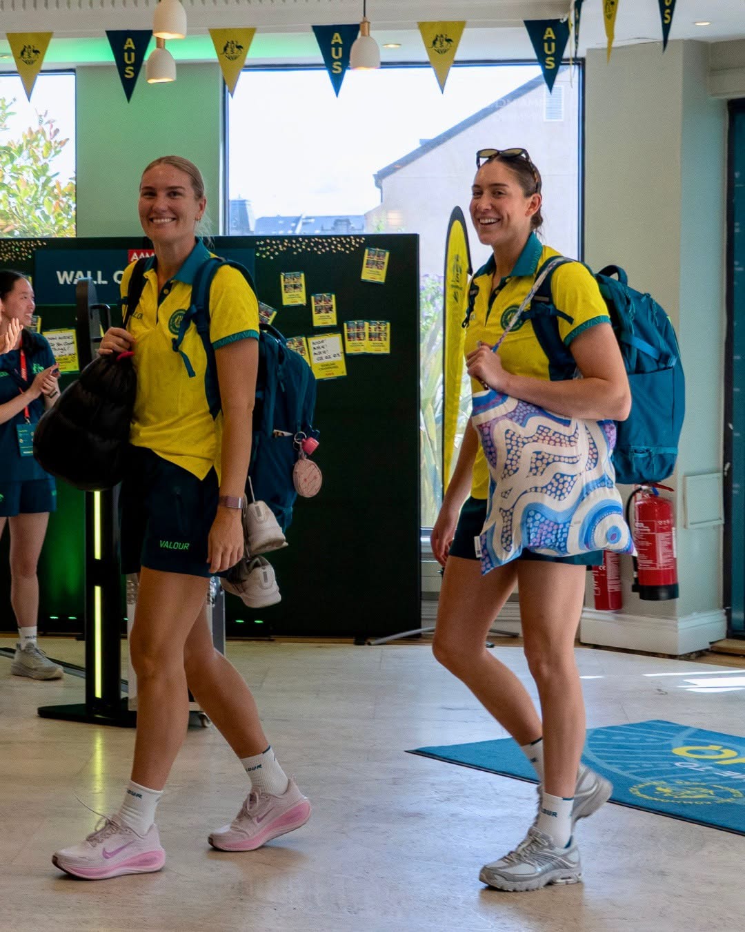 Day 1 Arrivals Done #weareunstoppable #commgamesaus #glasgow2026