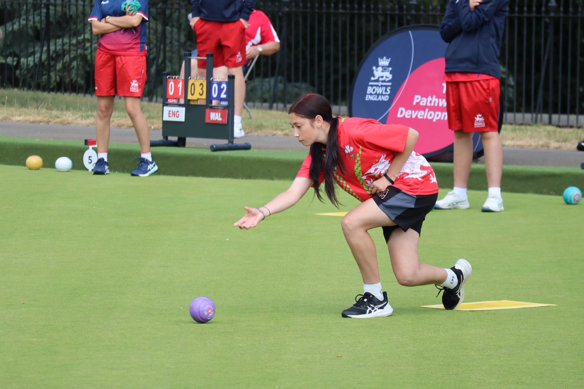 The First Session Of The 2026 British Bowls U18 International Series Is Well Und...