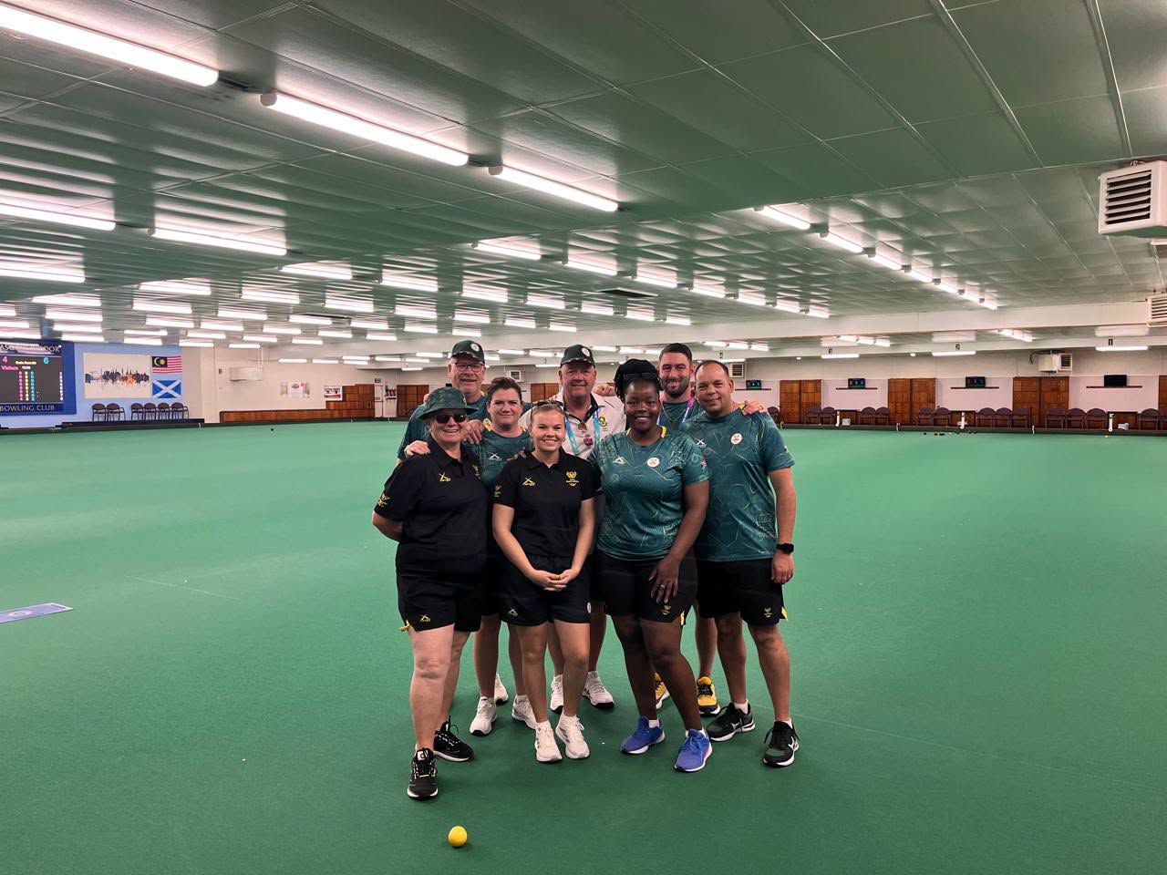 Practice Day For The Team. #bowlssouthafrica #commonwealthgames