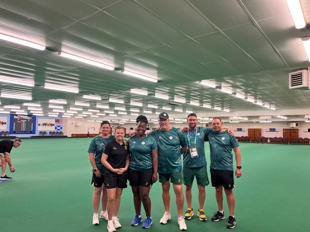 Practice Day For The Team. #bowlssouthafrica #commonwealthgames
