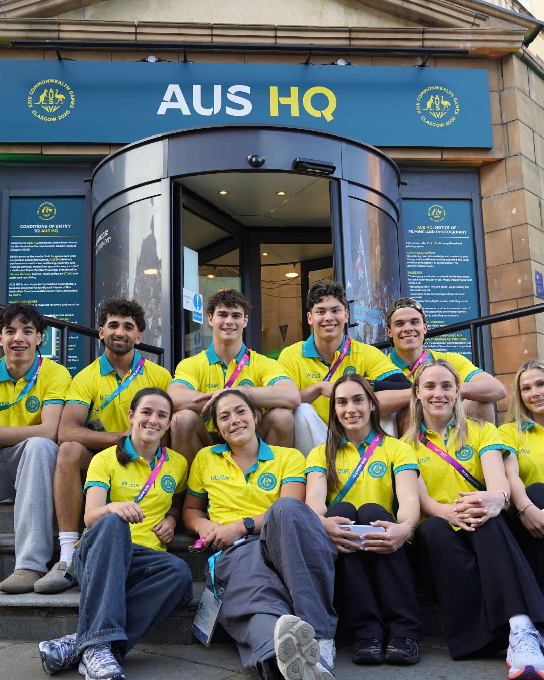 Day 1 Arrivals Done #weareunstoppable #commgamesaus #glasgow2026