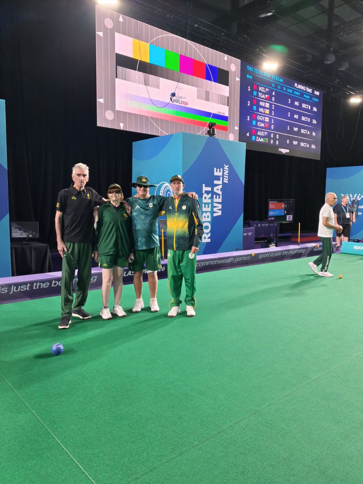 Practice Day For The Team. #bowlssouthafrica #commonwealthgames