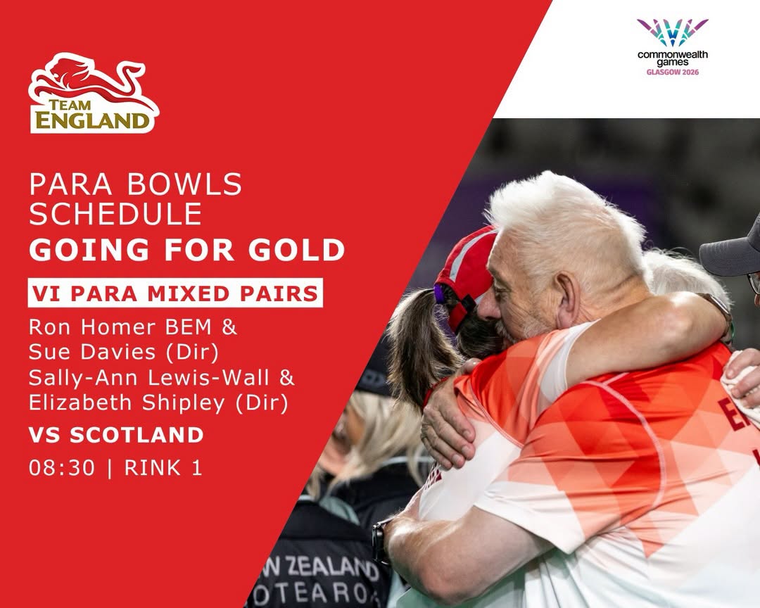 Team England Bowls And Para Bowls Day 5 Morning Schedule Three Games. Three T... Team England Bowls And Para Bowls Day 5 Morning Schedule Three Games. Three T...