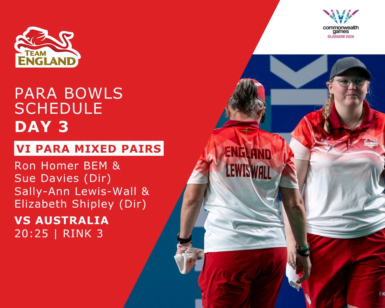 Here's Your Day 3 Schedule For Team England Bowls & Para Bowls It's An Early St... Here's Your Day 3 Schedule For Team England Bowls & Para Bowls It's An Early St...