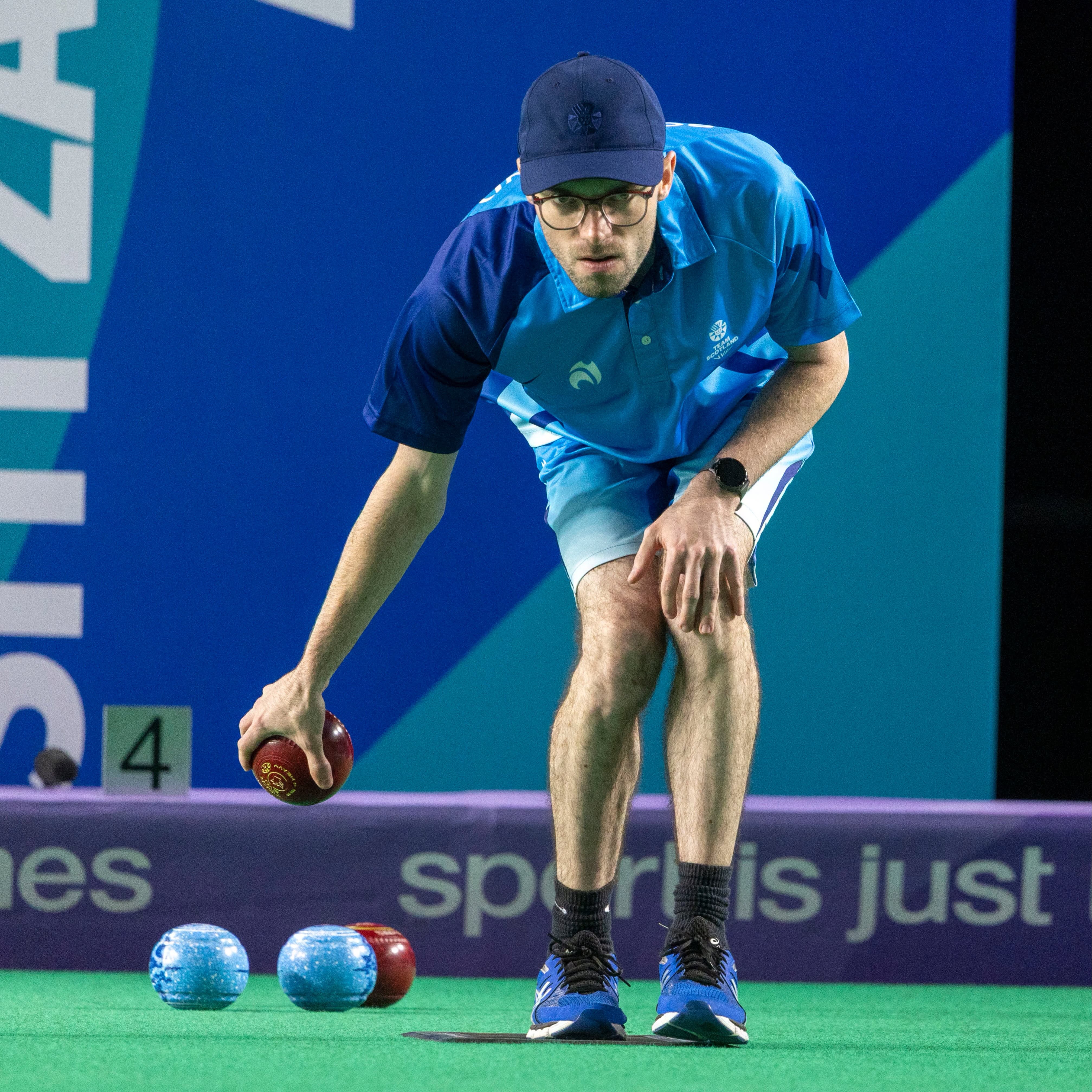 Jason Banks Loses His Final Men’s Singles Section Match Against England At Glasg... Jason Banks Loses His Final Men’s Singles Section Match Against England At Glasg...