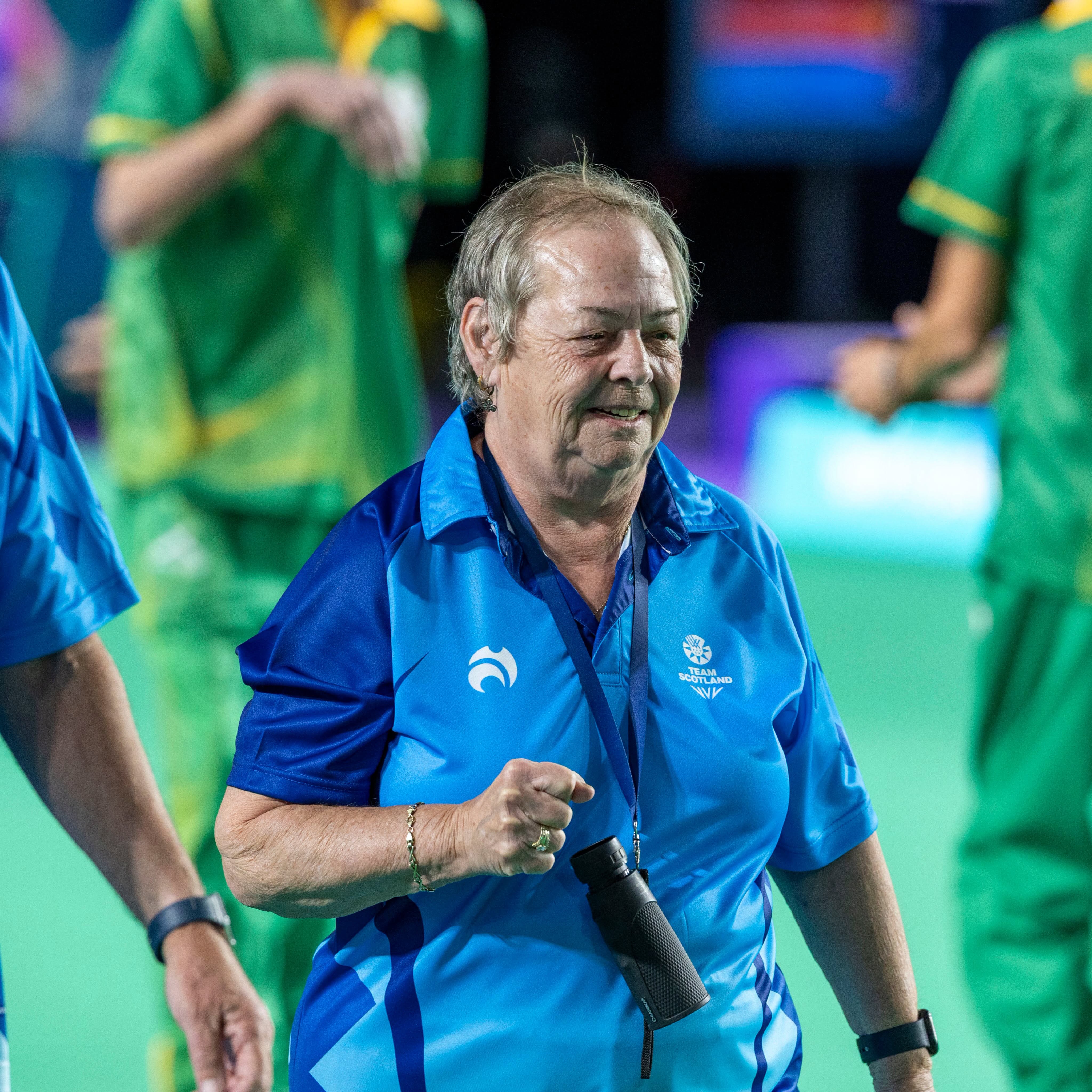 One Match From The Gold Medal Final. Mary Stevenson, Jim Aitken, Robert Barr A... One Match From The Gold Medal Final. Mary Stevenson, Jim Aitken, Robert Barr A...