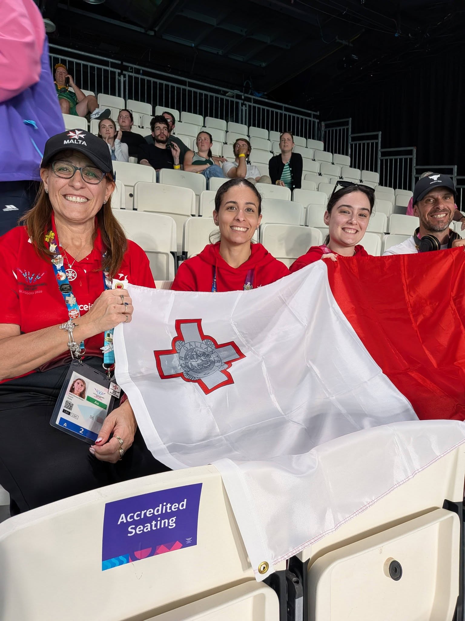 Great To Catch Up With Our Great Friend And Supporter Joe Cassar At The Games...