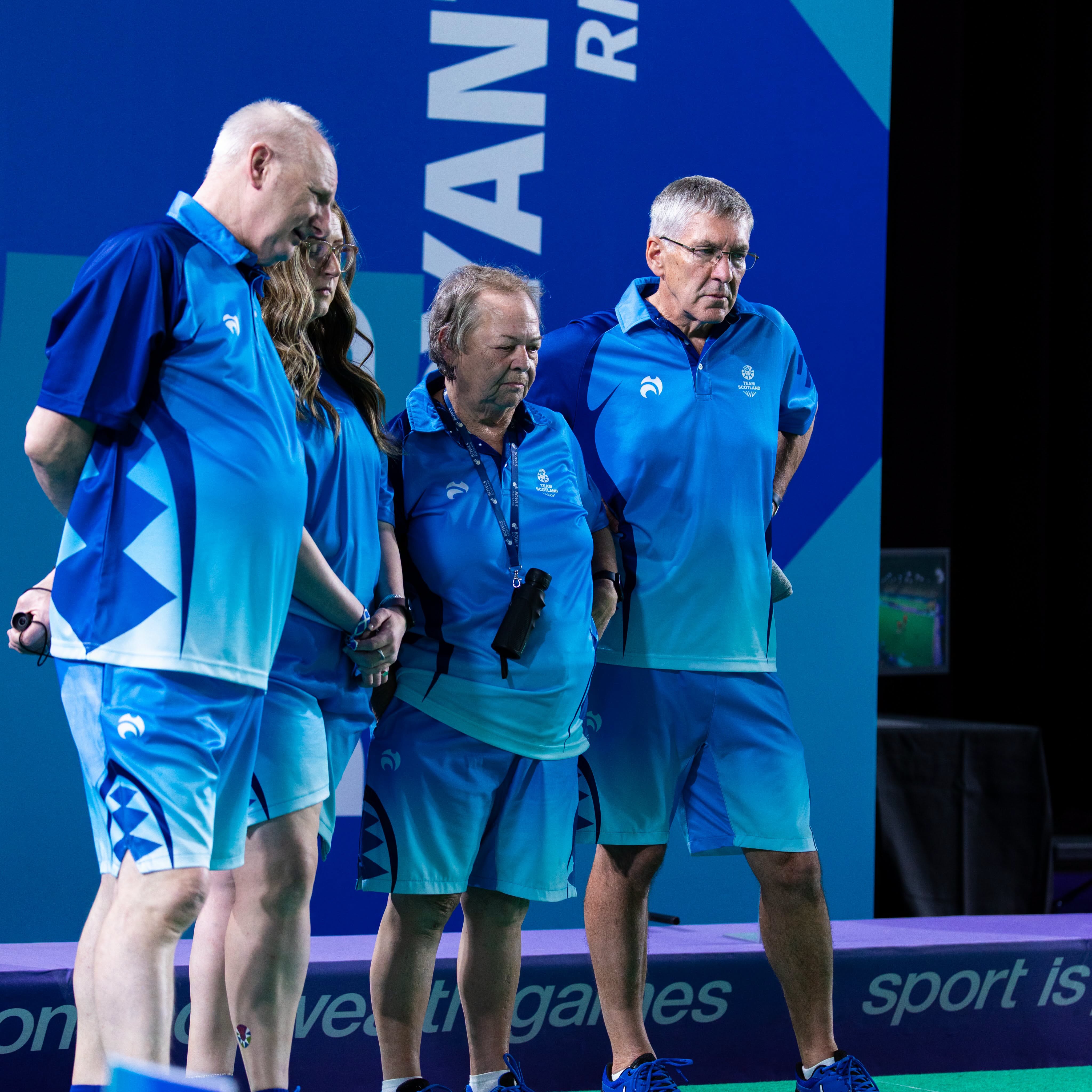 One Match From The Gold Medal Final. Mary Stevenson, Jim Aitken, Robert Barr A... One Match From The Gold Medal Final. Mary Stevenson, Jim Aitken, Robert Barr A...